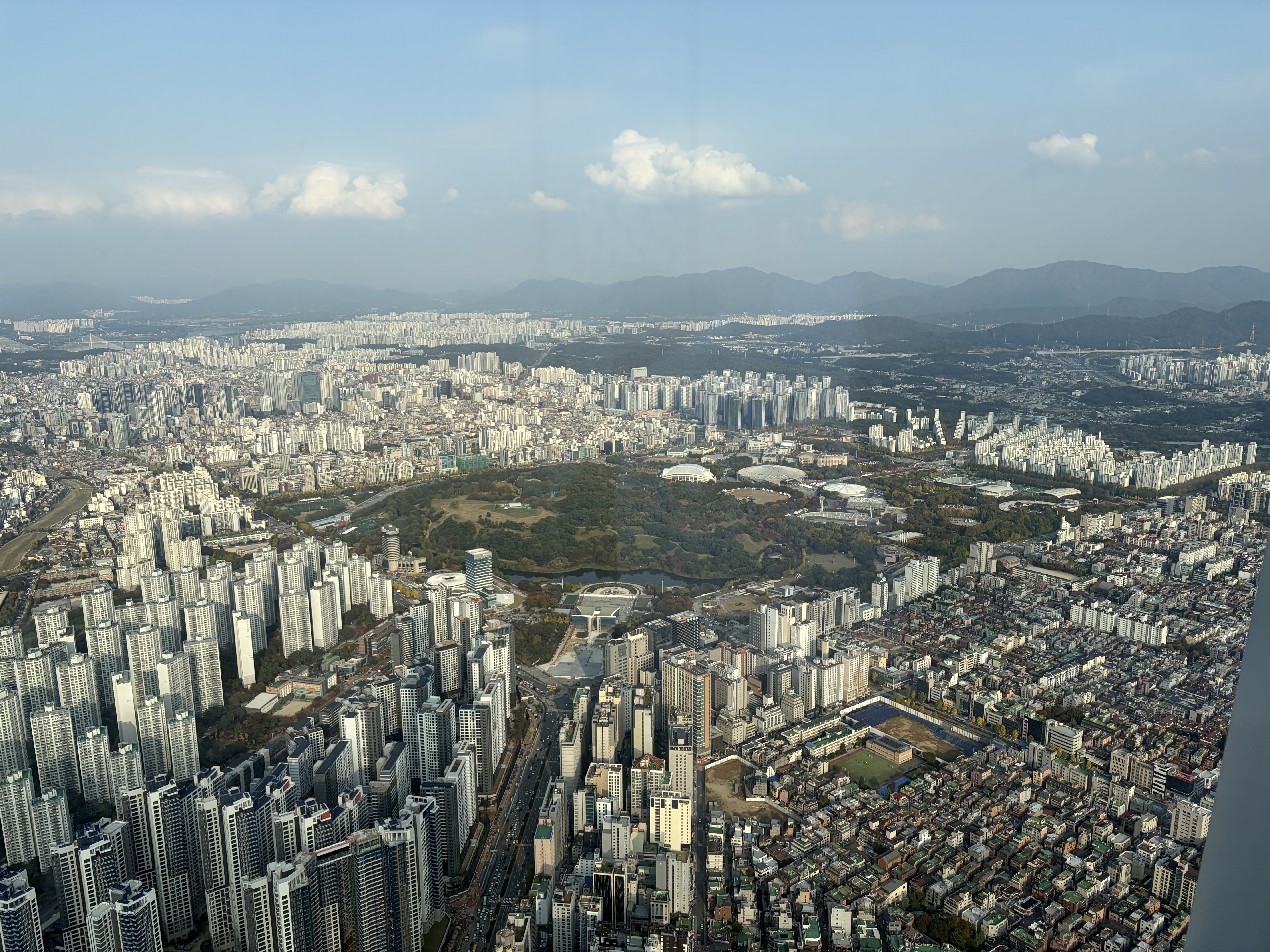 View from Lotte World Sky Observatory